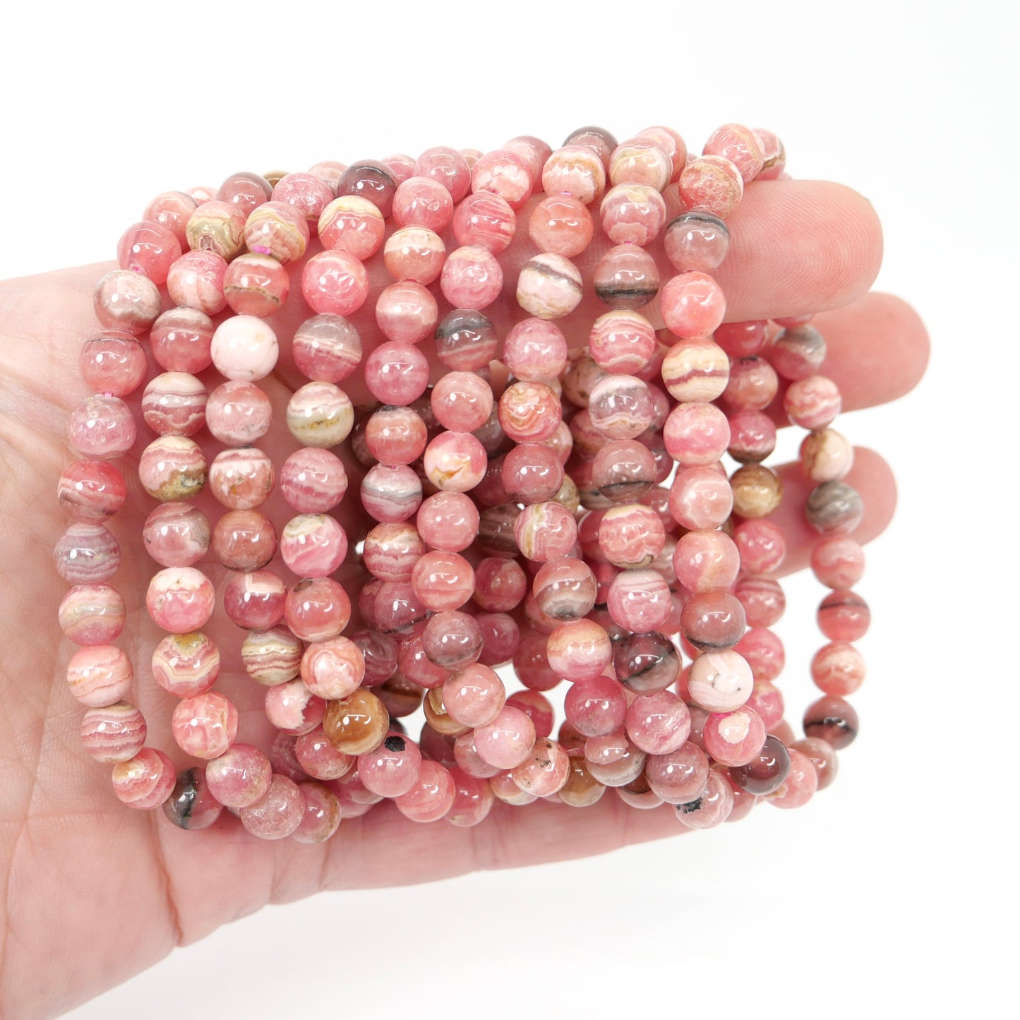 Rhodochrosite 7mm Bracelet