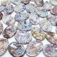Red Moss Agate Worry Stone