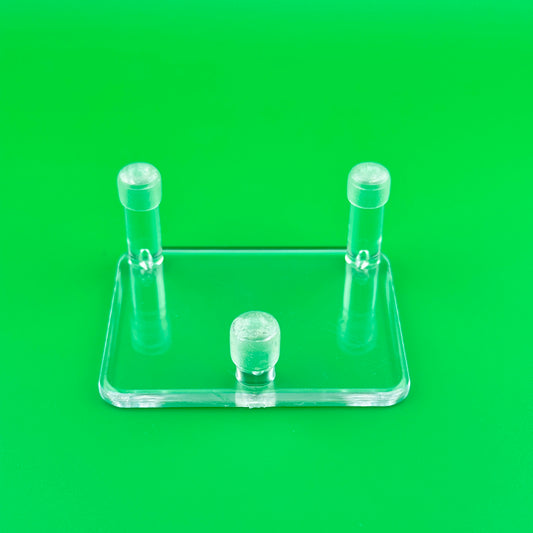 2.5" Three-Peg Acrylic Display Stand