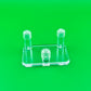2" Three-Peg Acrylic Display Stand