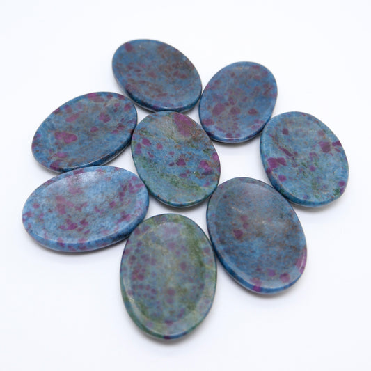 Ruby Kyanite Worry Stone