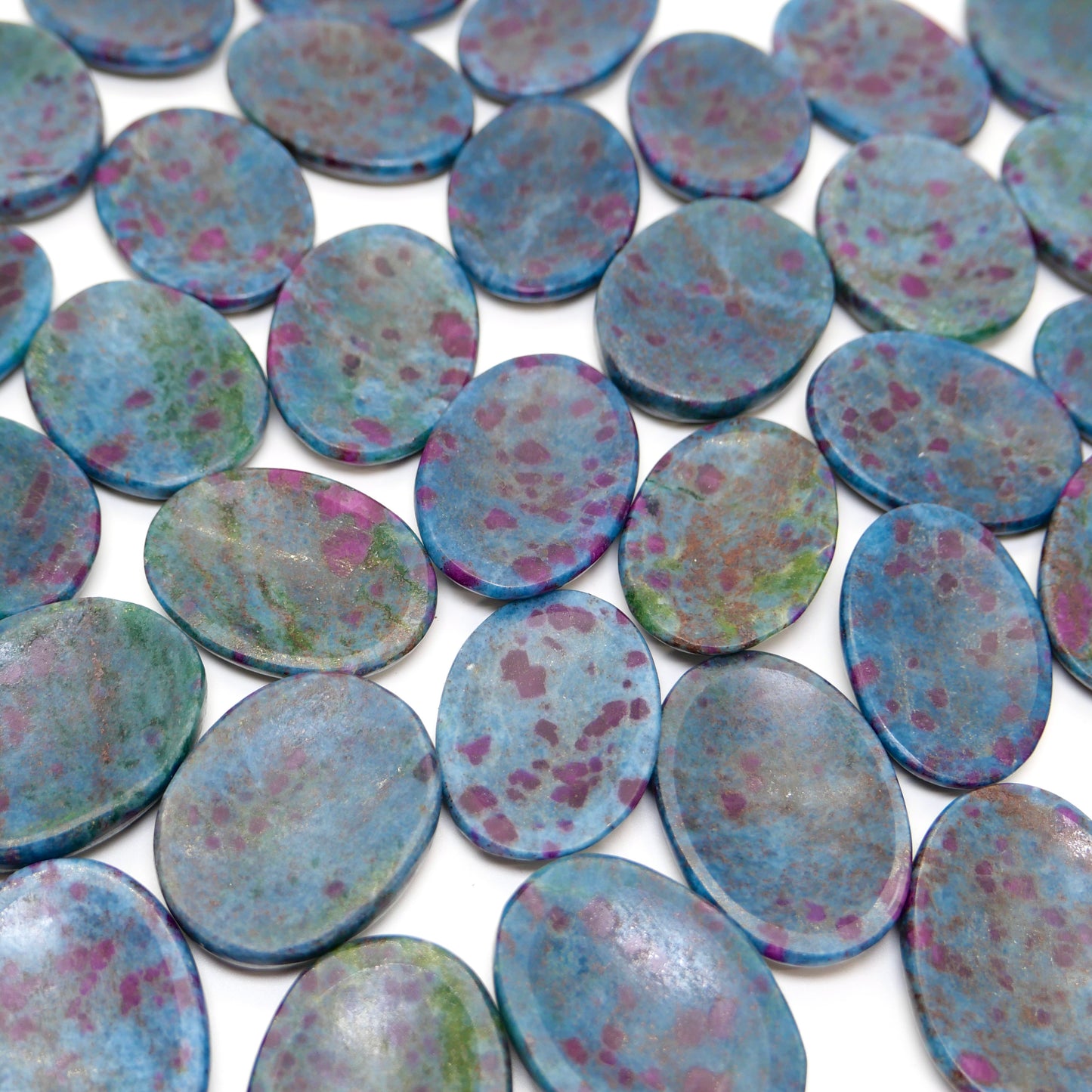 Ruby Kyanite Worry Stone