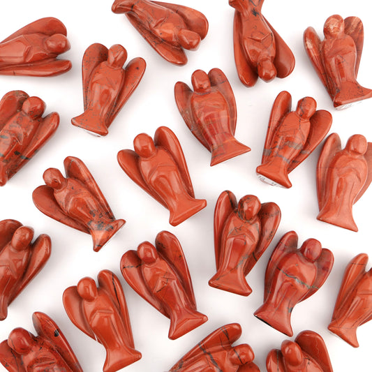 Red Jasper Pocket Angel