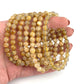 Gold Rutile 7mm Bracelet