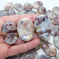 Red Moss Agate Worry Stone