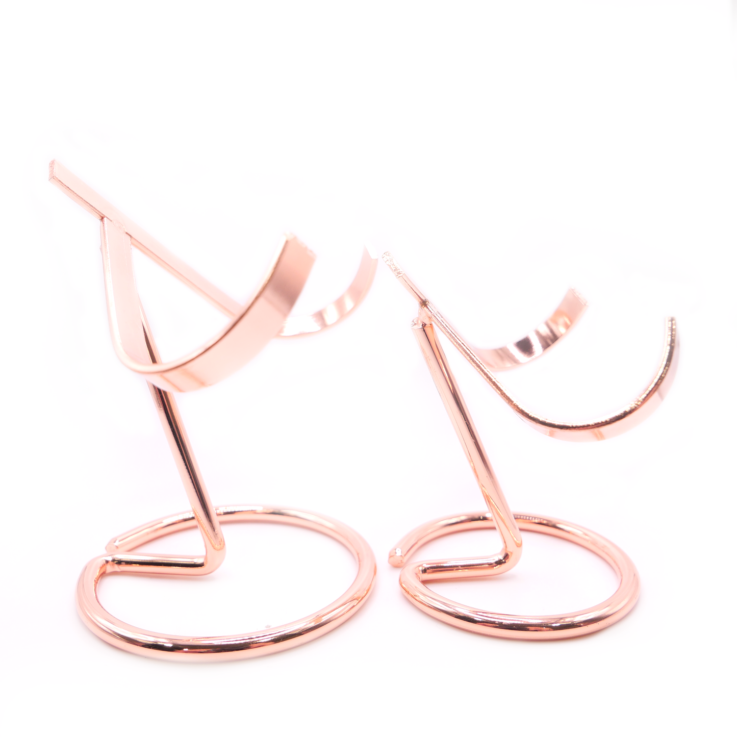 Rose Gold Heart Stand