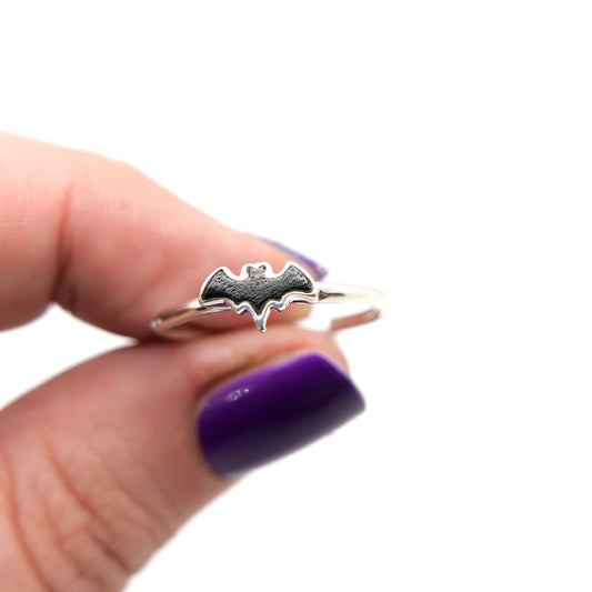 Black Tourmaline Bat Ring