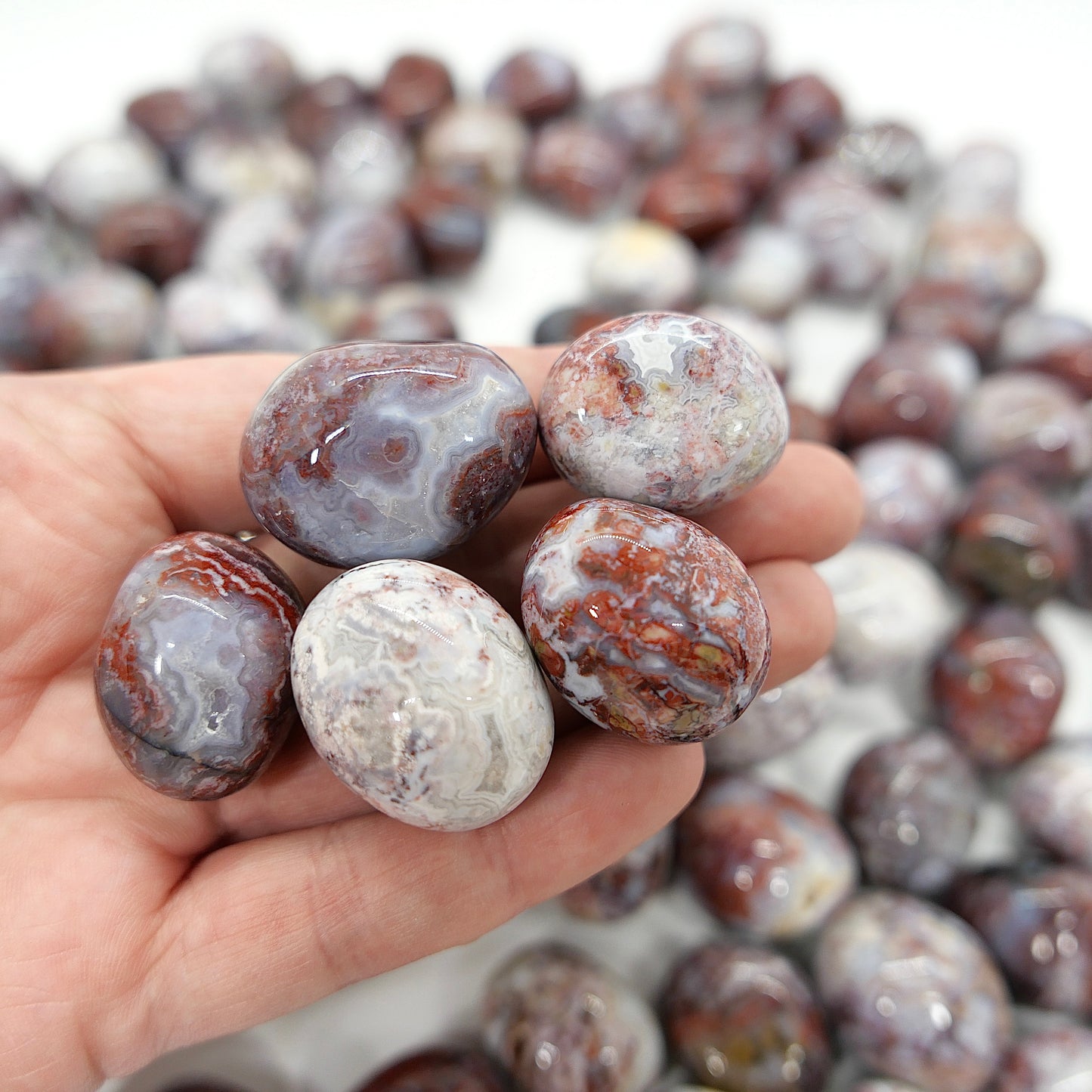 Red Moss Agate Tumble