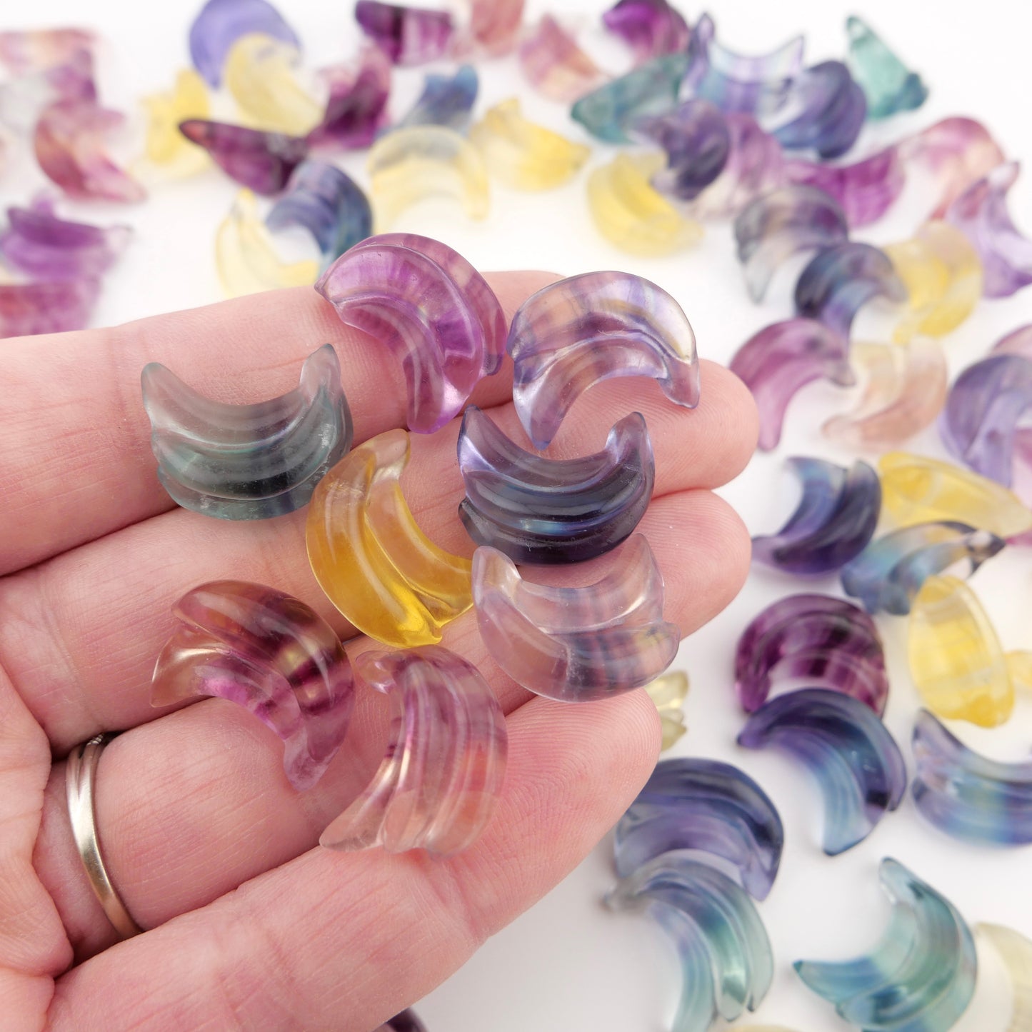 Mini Fluorite Bananas