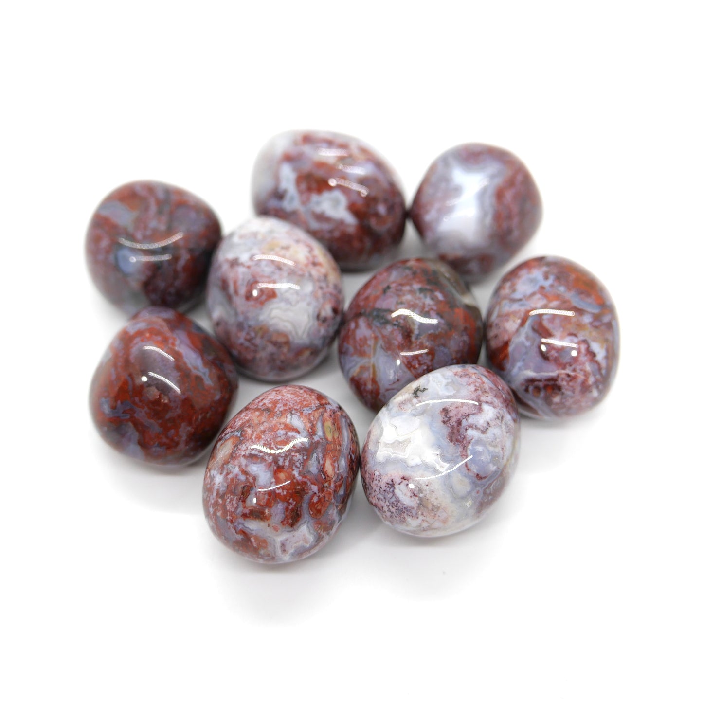 Red Moss Agate Tumble