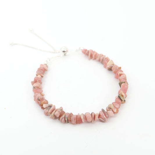 Rhodochrosite Adjustable Bracelet