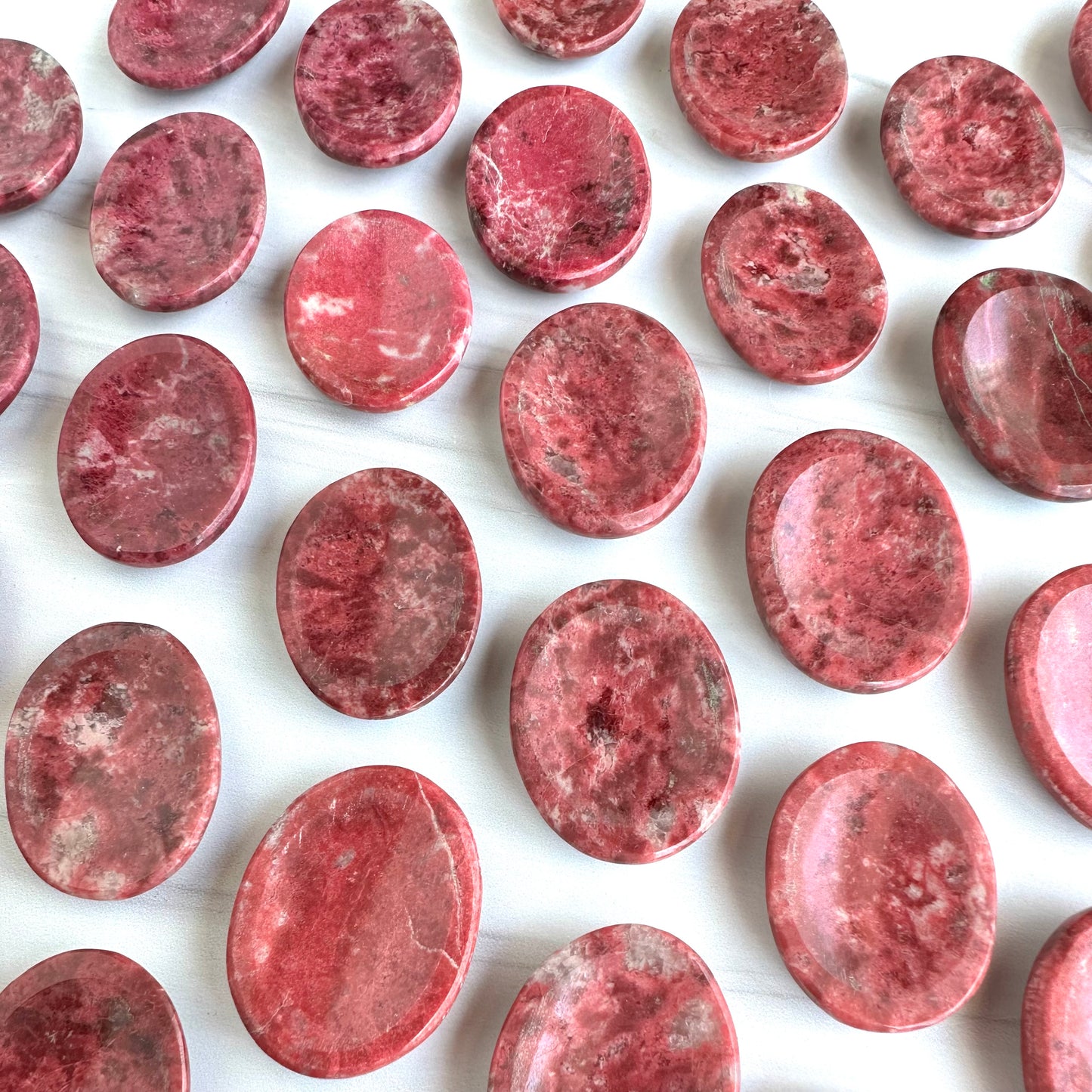 Thulite Worry Stone