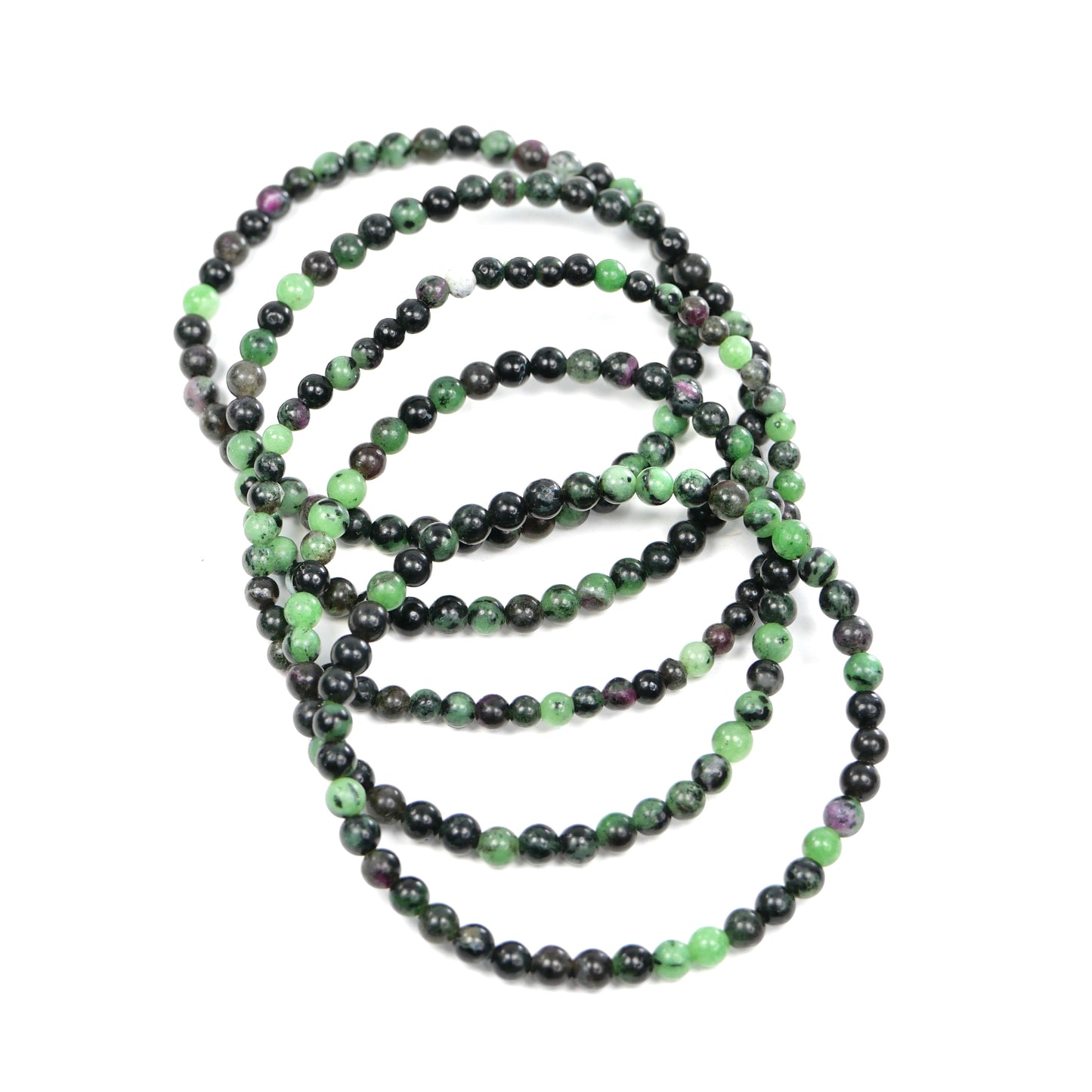 Ruby Zoisite 4mm Bracelet