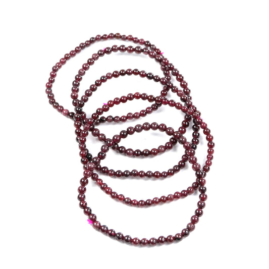 Garnet 4mm Bracelet