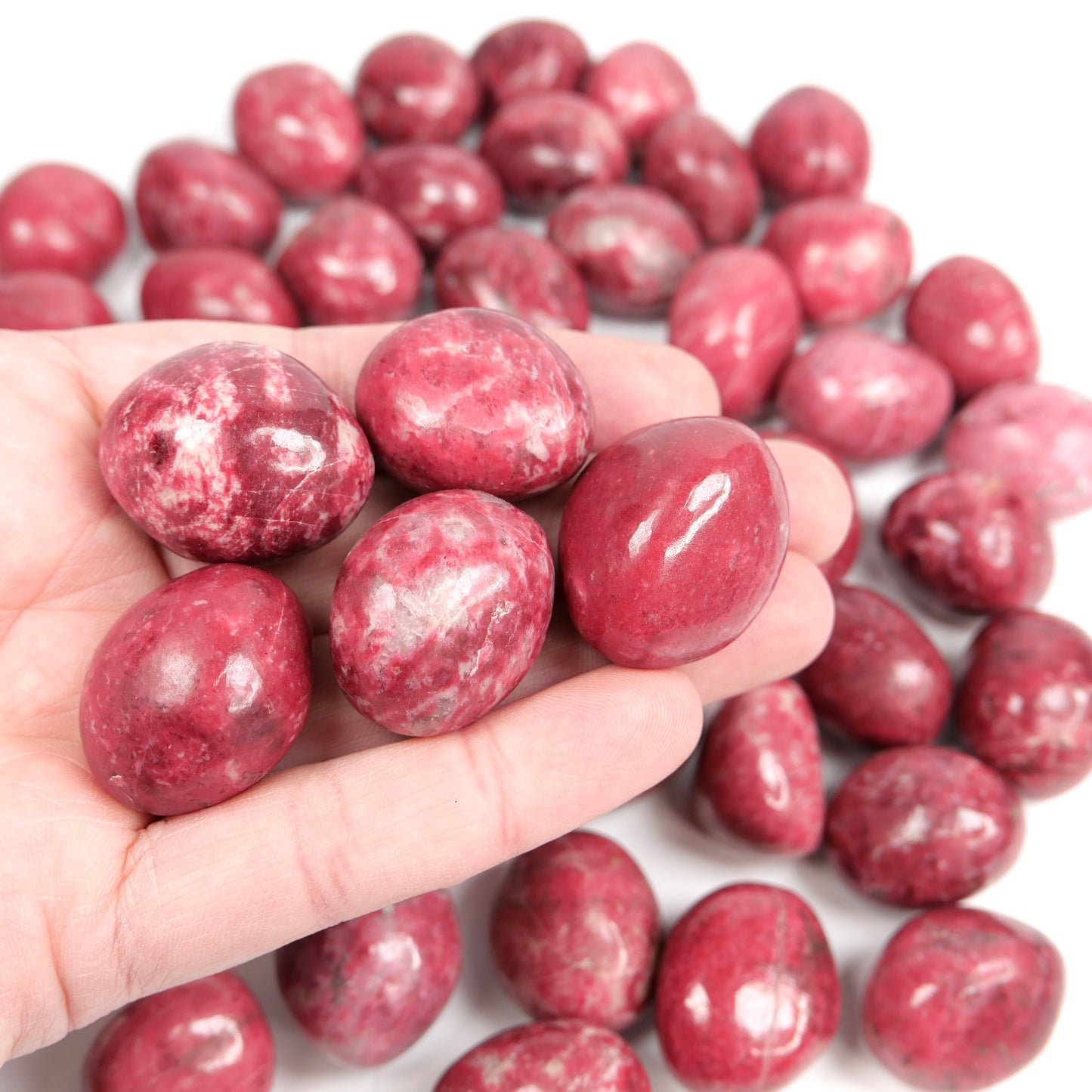 High Quality Norwegian Thulite Tumble