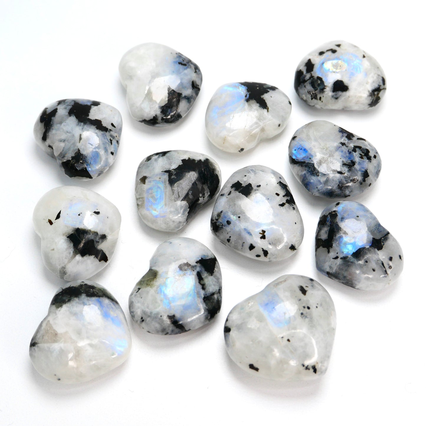 Rainbow Moonstone Small Heart