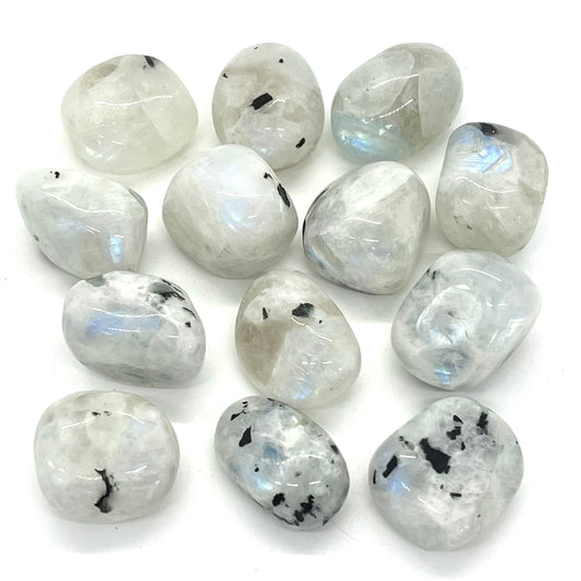 Rainbow Moonstone Tumbled Stone