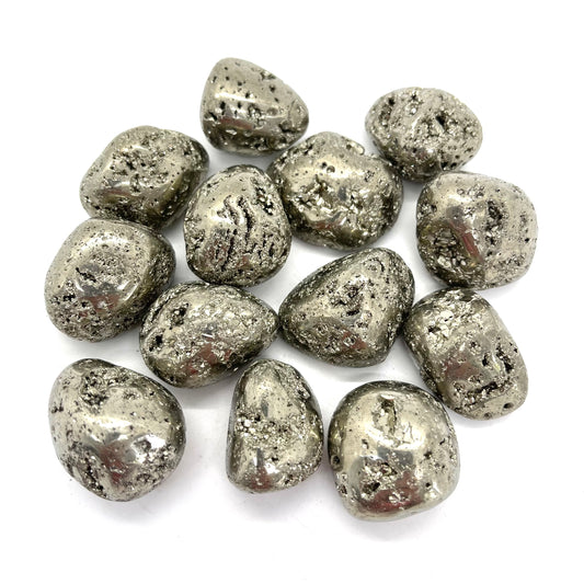 Druzy Pyrite Tumble