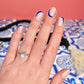 Larimar Moon Ring