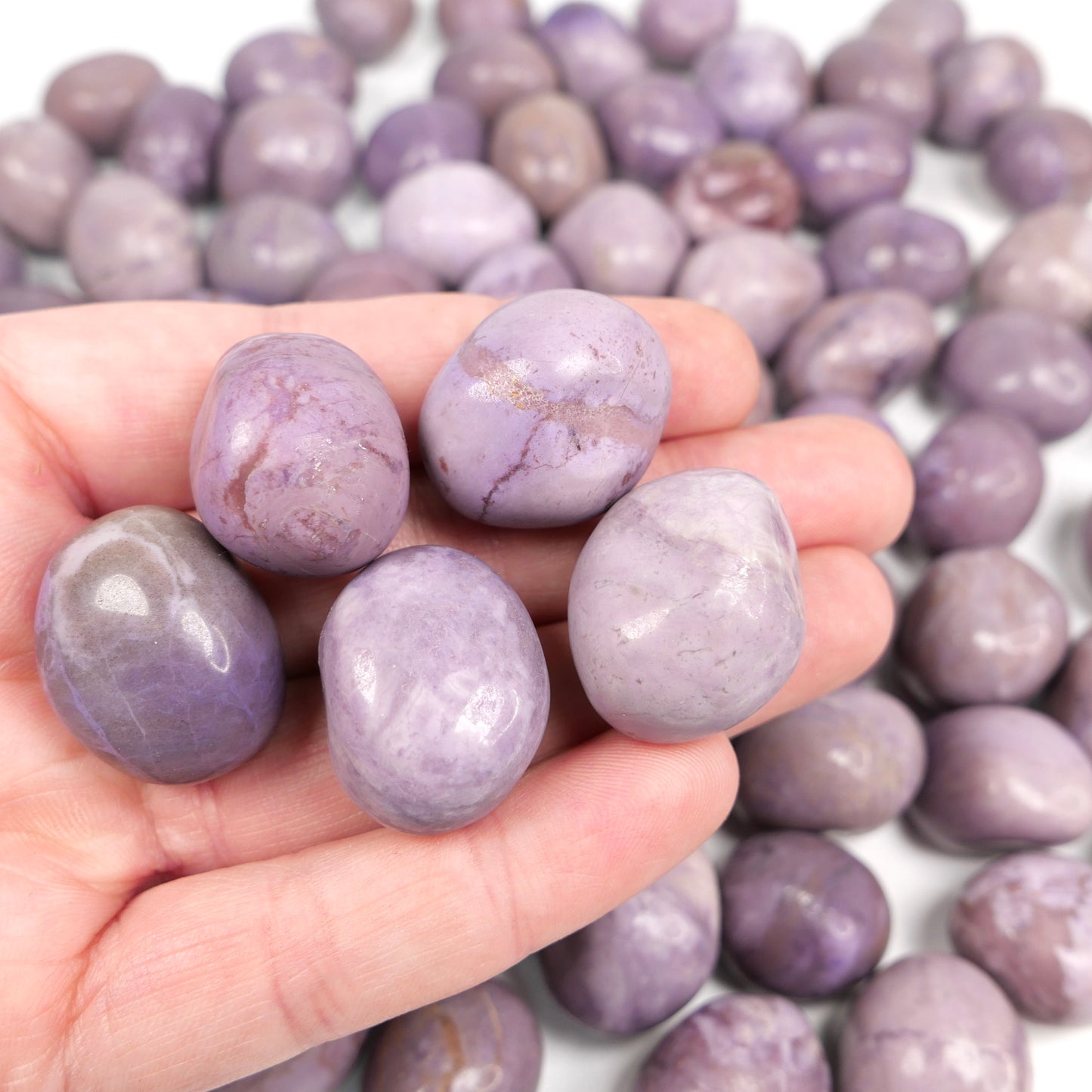 Purple Feldspar with Purple Jadeite Tumble
