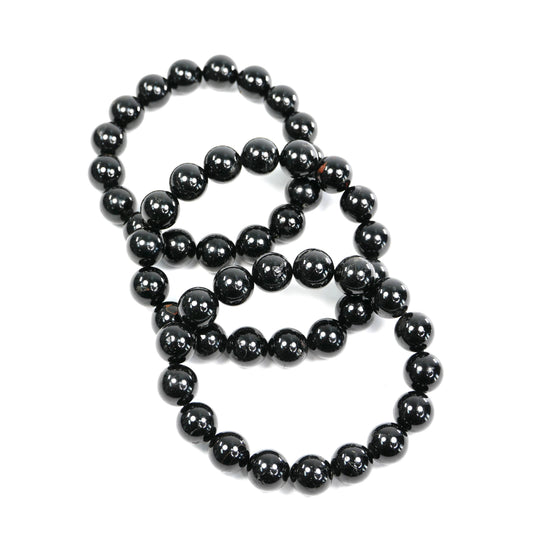 Black Tourmaline 12mm Bracelet