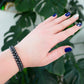 Hematite 6mm Double Row Bracelet