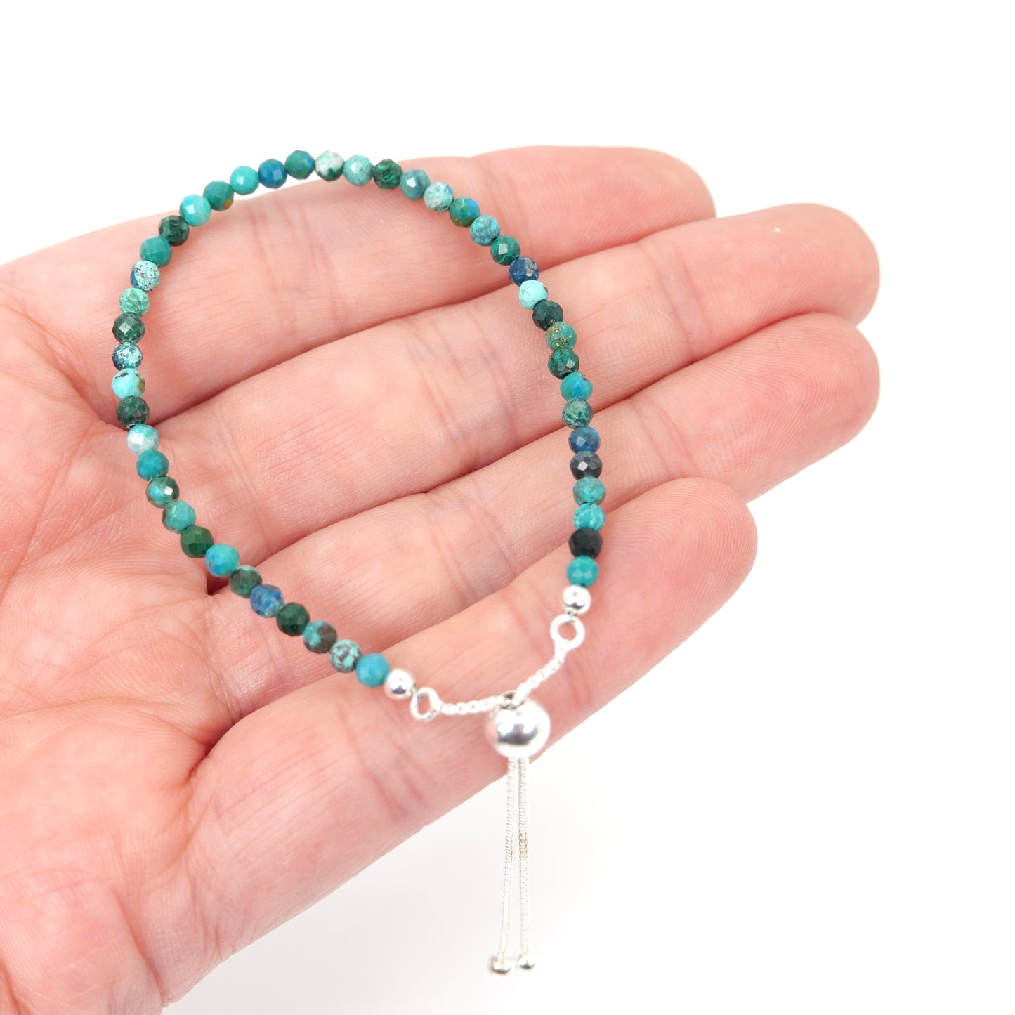 Chrysocolla Adjustable Bracelet
