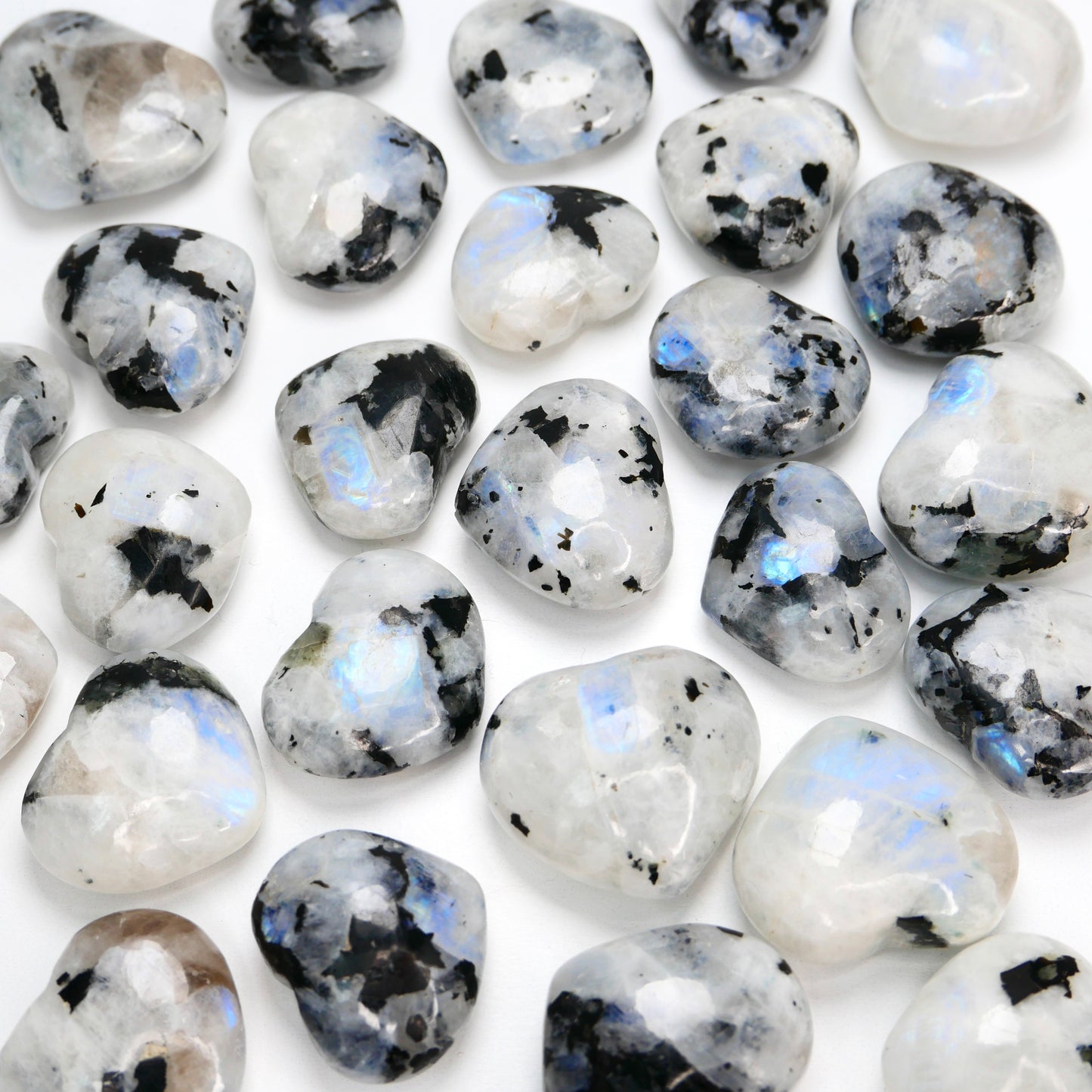 Rainbow Moonstone Small Heart
