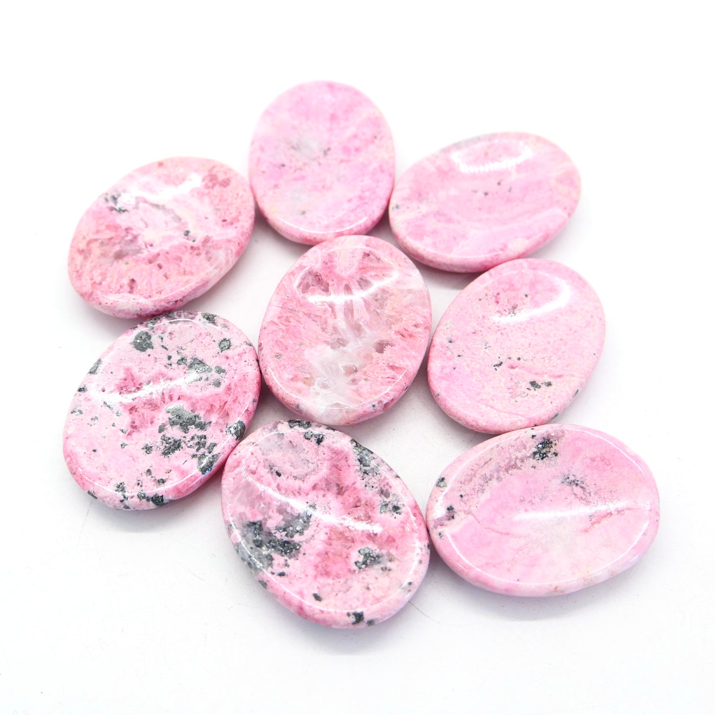 Peruvian Rhodonite Worry Stone