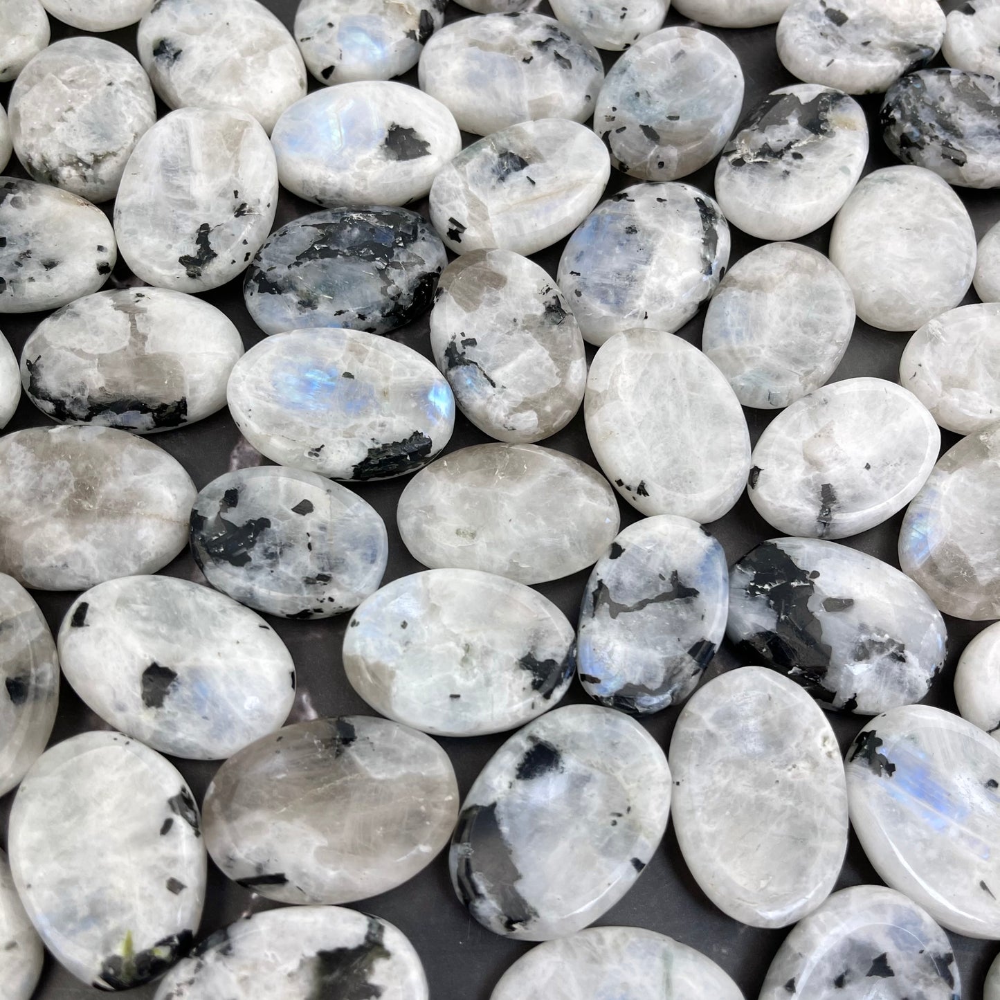 Rainbow Moonstone Worry Stone