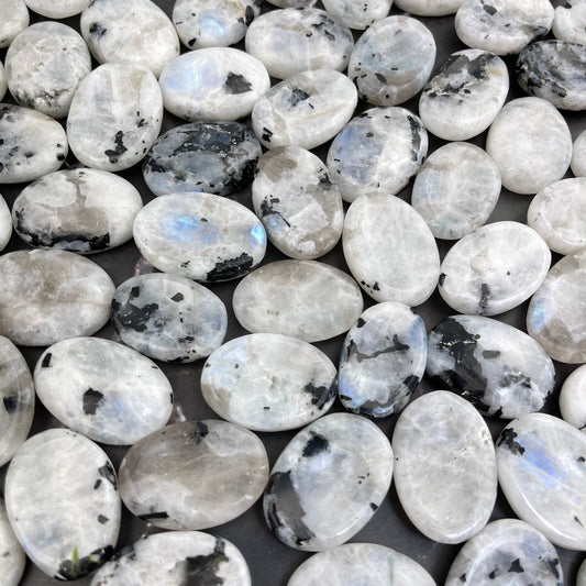 Rainbow Moonstone Worry Stone