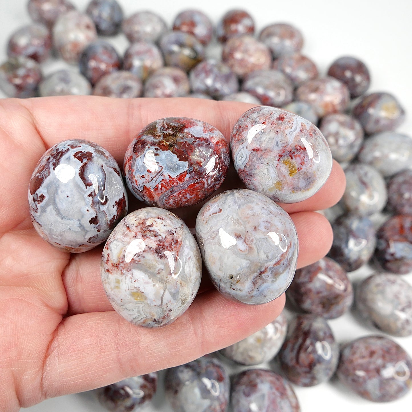 Red Moss Agate Tumble