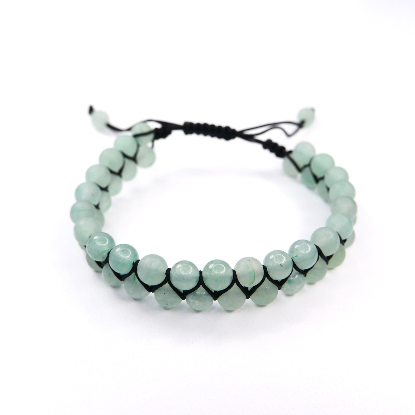 Green Aventurine 6mm Double Row Bracelet